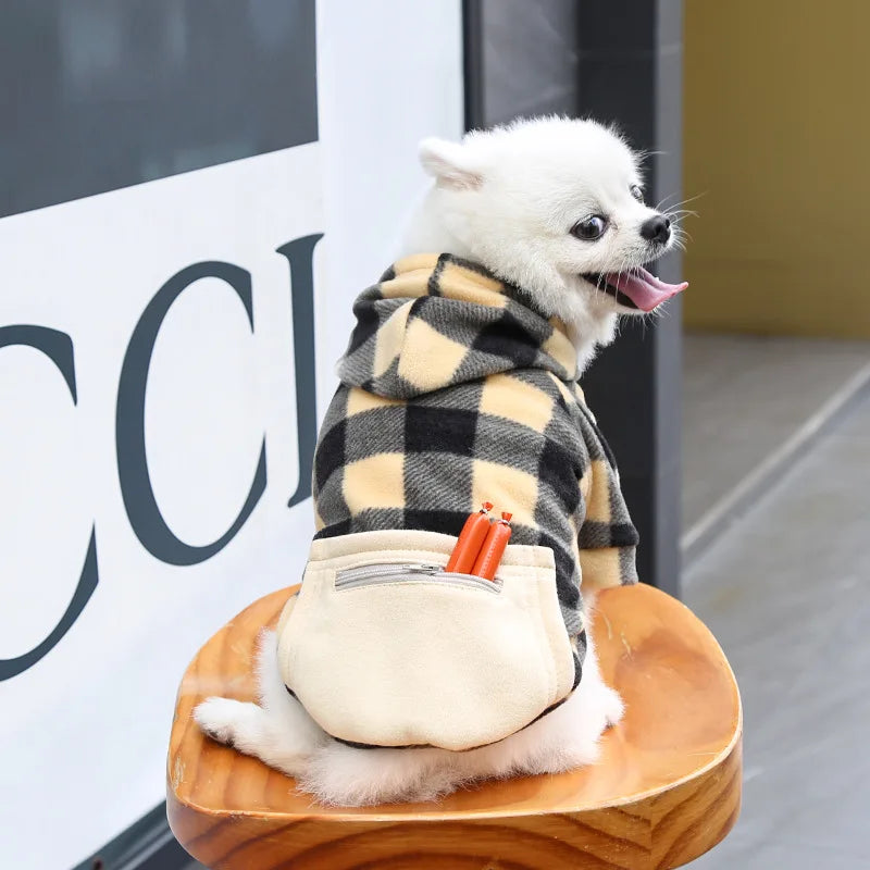Reversible Plaid Dog Winter Coat, Warm Pet Jacket for Small, Medium & Large Dogs Reversible Plaid Dog Winter Coat, Warm Pet Jacket for Small, Medium & Large Dogs