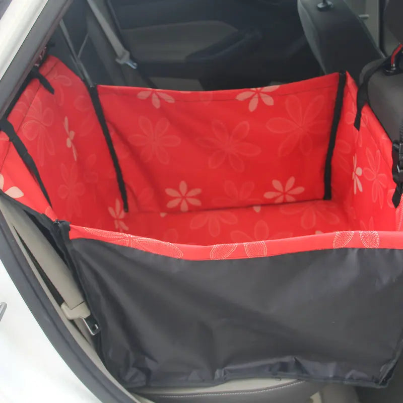 CAWAYI KENNEL Pet Car Seat Cover & Carrier Hammock for Dogs and Cats, Rear Seat Protector Mat CAWAYI KENNEL Pet Car Seat Cover & Carrier Hammock for Dogs and Cats, Rear Seat Protector Mat