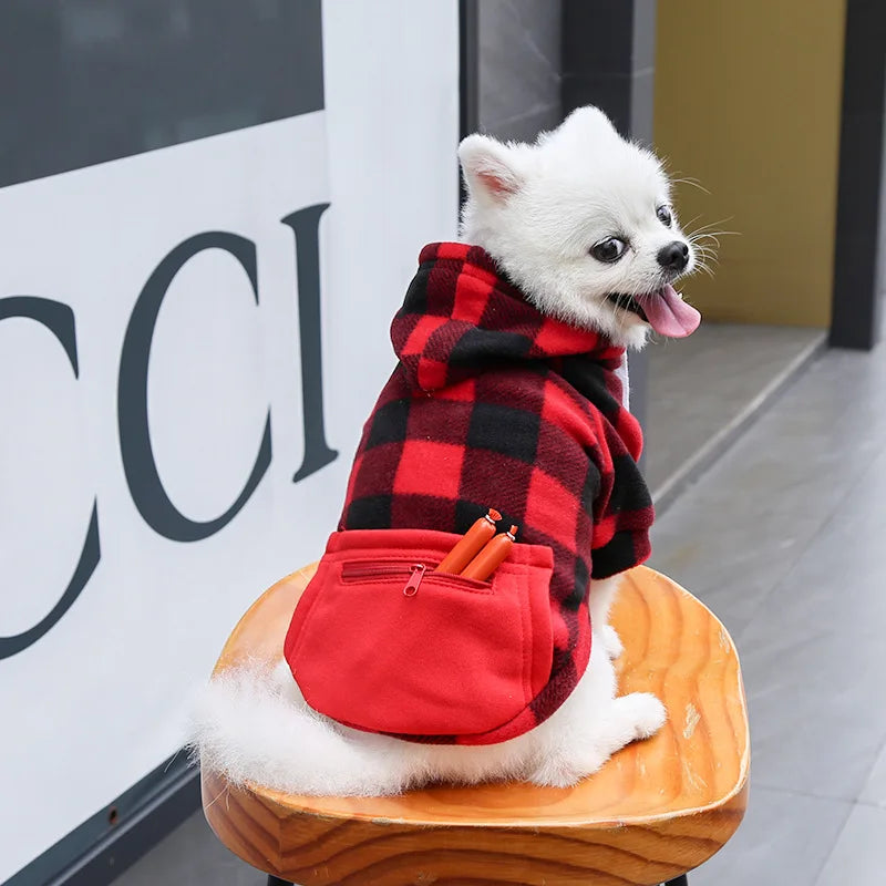Reversible Plaid Dog Winter Coat, Warm Pet Jacket for Small, Medium & Large Dogs Reversible Plaid Dog Winter Coat, Warm Pet Jacket for Small, Medium & Large Dogs