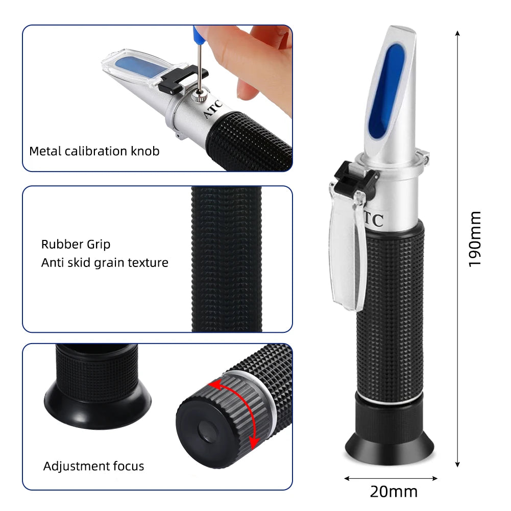 Yieryi Pet Urine Refractometer, Veterinary Specific Gravity & Protein Meter for Cats and Dogs Yieryi Pet Urine Refractometer, Veterinary Specific Gravity & Protein Meter for Cats and Dogs