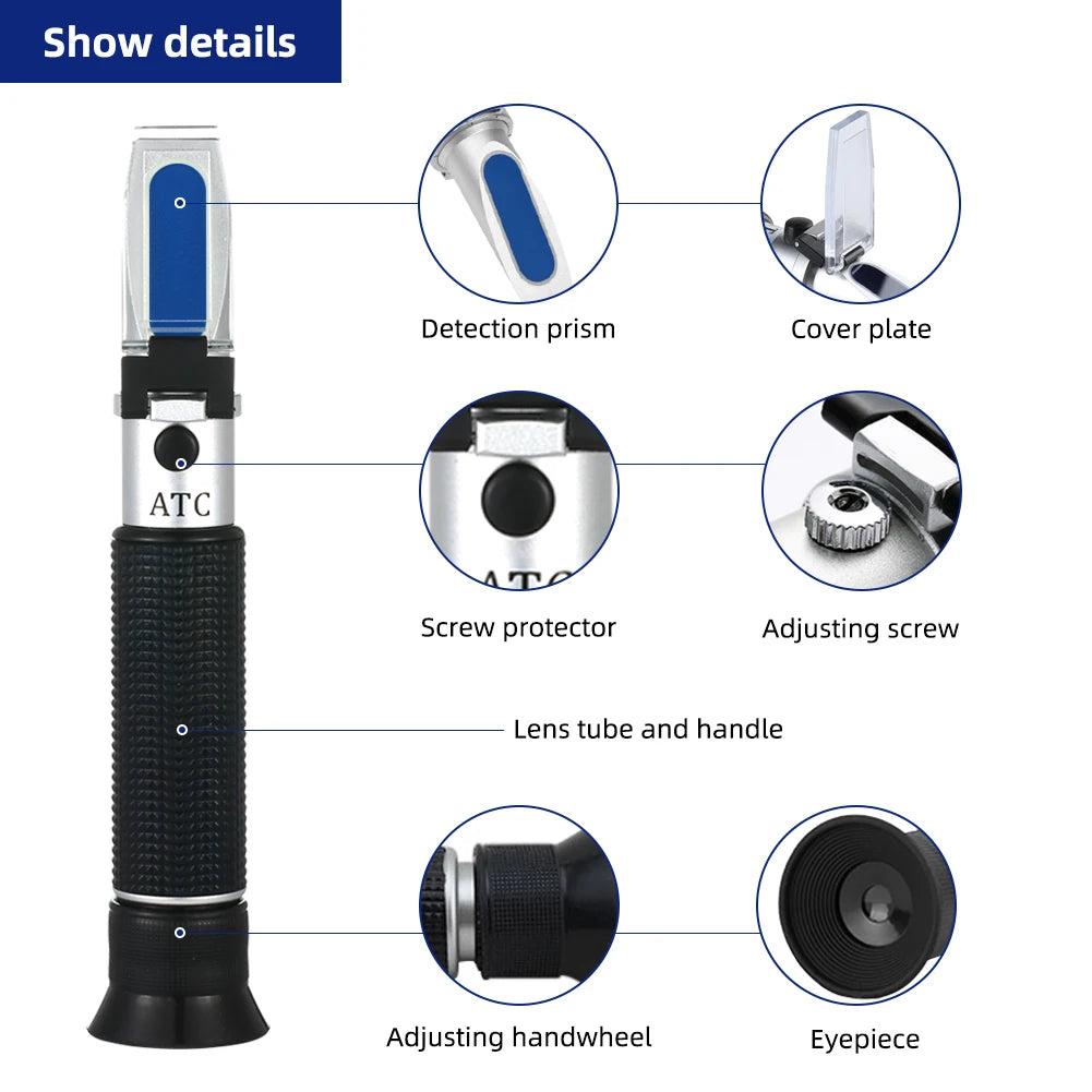 Yieryi Pet Urine Refractometer, Veterinary Specific Gravity & Protein Meter for Cats and Dogs Yieryi Pet Urine Refractometer, Veterinary Specific Gravity & Protein Meter for Cats and Dogs
