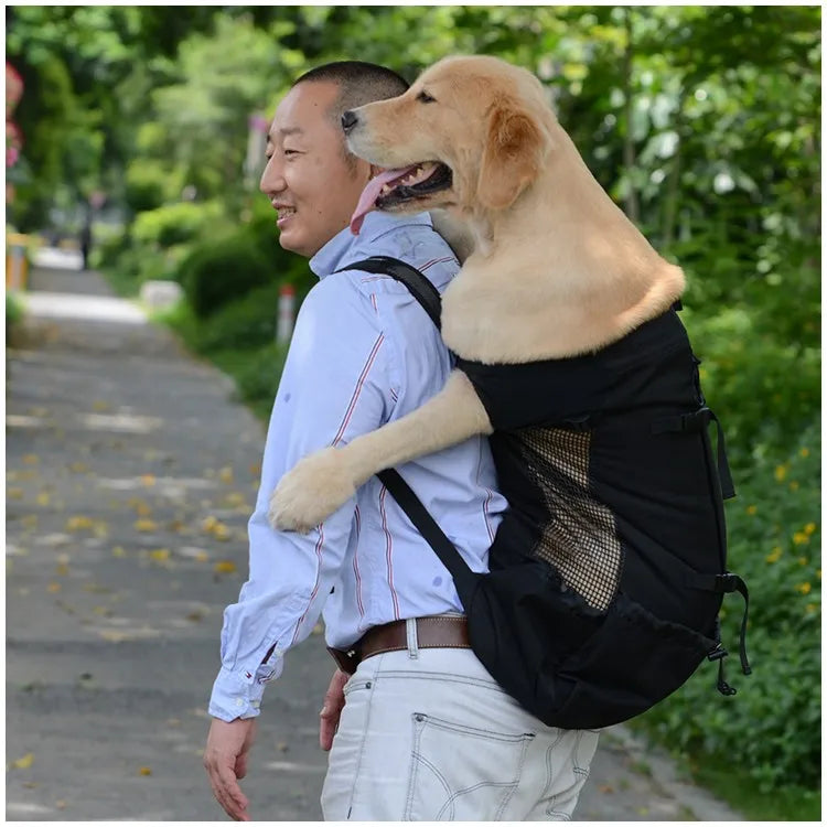 Breathable Pet Dog Carrier Backpack, Outdoor Travel Bag for Hiking, Cycling & Motorcycle Rides Breathable Pet Dog Carrier Backpack, Outdoor Travel Bag for Hiking, Cycling & Motorcycle Rides