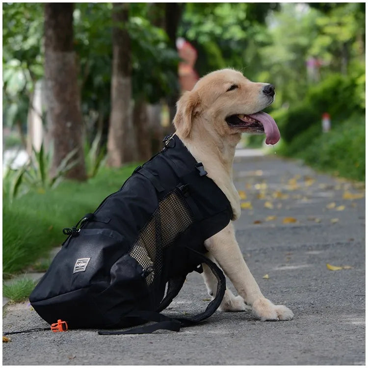 Breathable Pet Dog Carrier Backpack, Outdoor Travel Bag for Hiking, Cycling & Motorcycle Rides Breathable Pet Dog Carrier Backpack, Outdoor Travel Bag for Hiking, Cycling & Motorcycle Rides