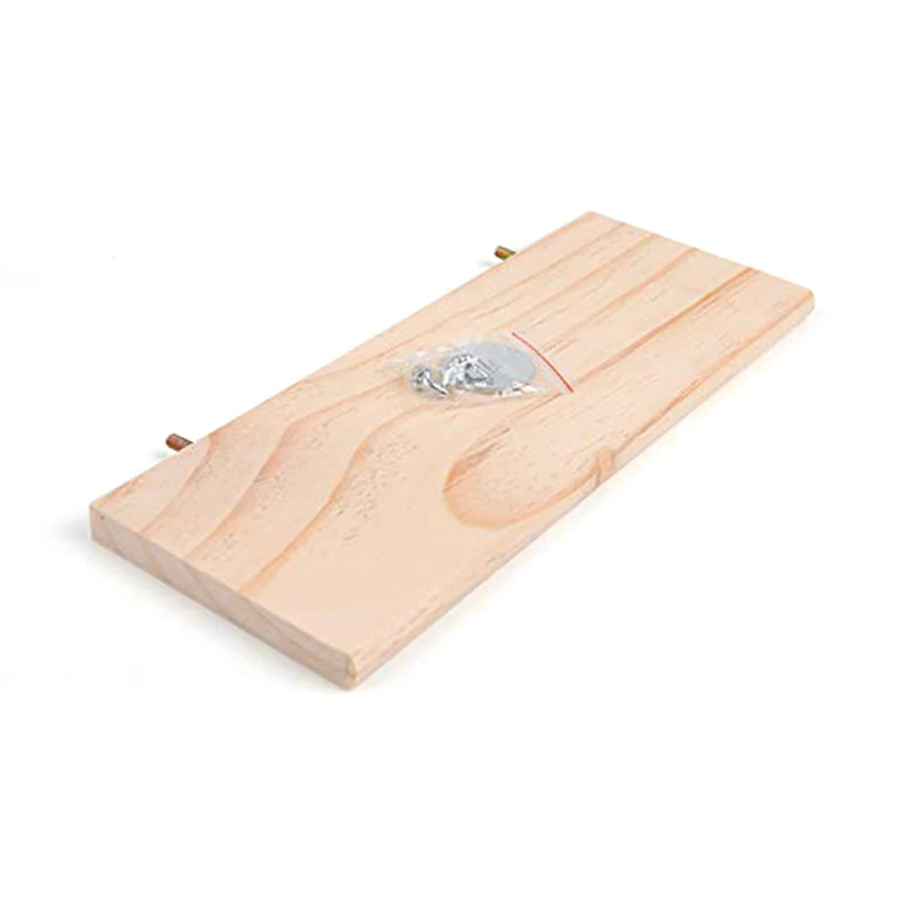 Wooden Jumping Platform & Perch Toy — Cage Accessory for Birds, Hamsters & Gerbils Wooden Jumping Platform & Perch Toy — Cage Accessory for Birds, Hamsters & Gerbils