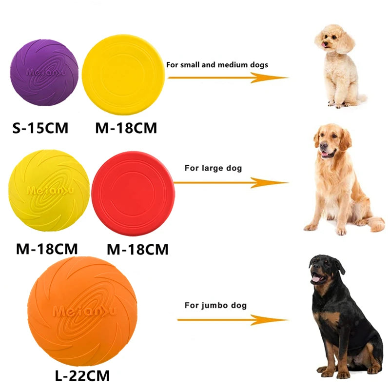 OUZEY Bite-Resistant Dog Flying Disc, Outdoor Interactive Training Toy for Dogs OUZEY Bite-Resistant Dog Flying Disc, Outdoor Interactive Training Toy for Dogs
