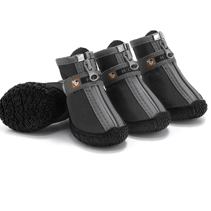 Warm Dog Shoes with Non-Slip Soles – Plush, Breathable, Protective Paw Booties Warm Dog Shoes with Non-Slip Soles – Plush, Breathable, Protective Paw Booties