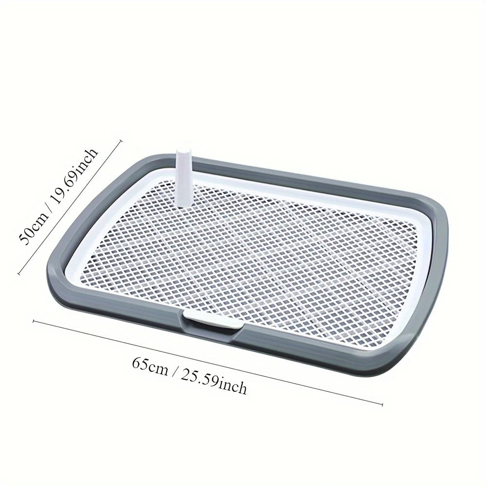 Dog Potty Training Toilet with Removable Net, Reusable Plastic Pee Pad Holder for Pets Dog Potty Training Toilet with Removable Net, Reusable Plastic Pee Pad Holder for Pets