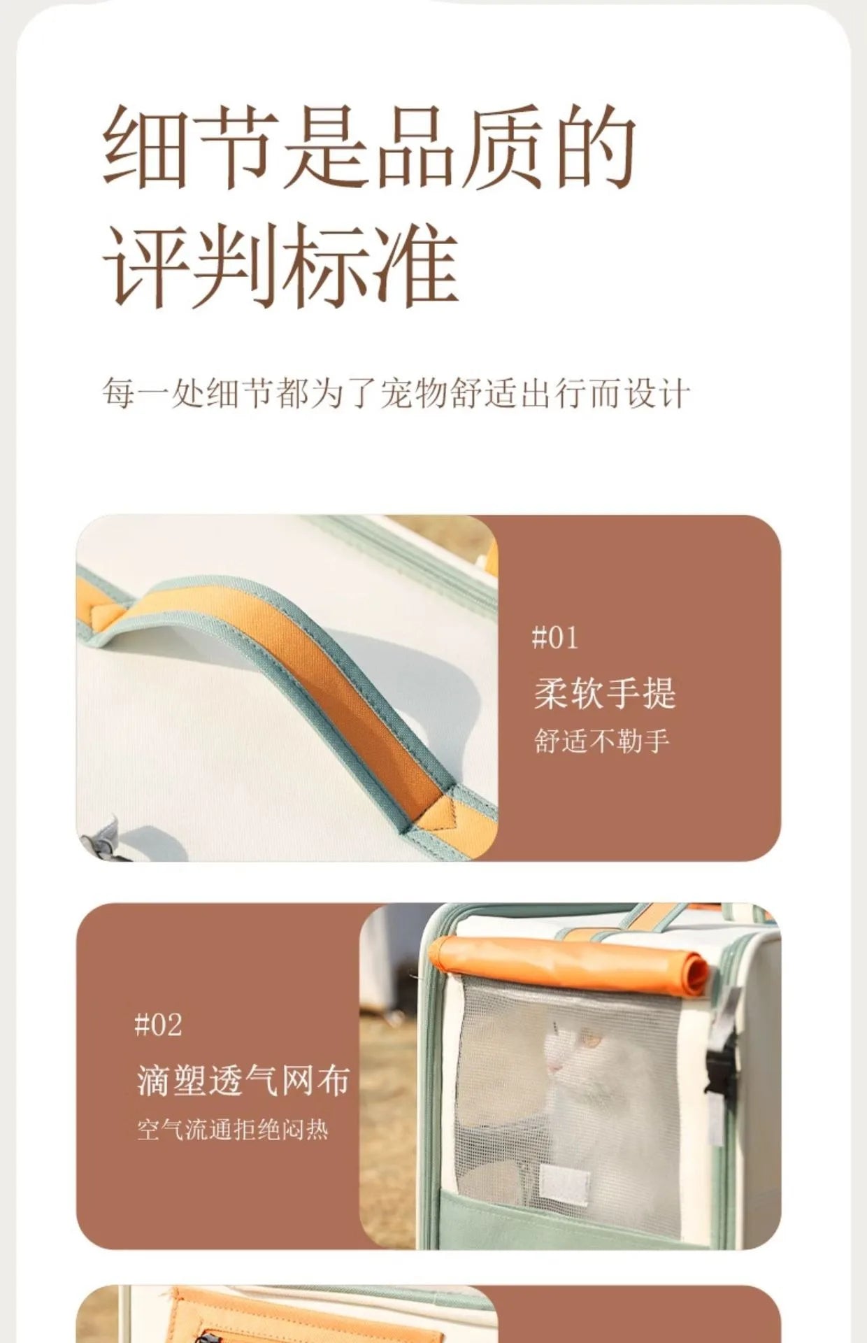 Extra Large Foldable Pet Trolley Case, Detachable Travel Carrier for Dogs & Cats Extra Large Foldable Pet Trolley Case, Detachable Travel Carrier for Dogs & Cats