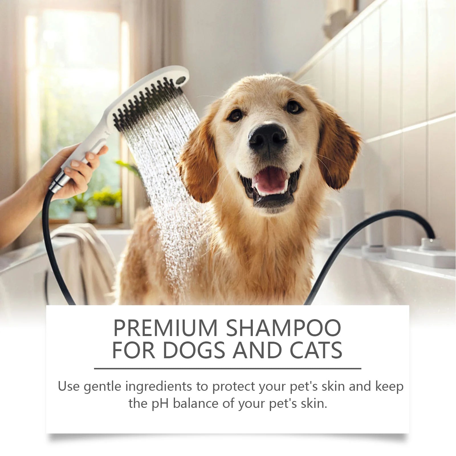 Pet Shampoo for Dogs & Cats – Deep Cleansing, Odor Control, Itch Relief & PH Balance Pet Shampoo for Dogs & Cats – Deep Cleansing, Odor Control, Itch Relief & PH Balance
