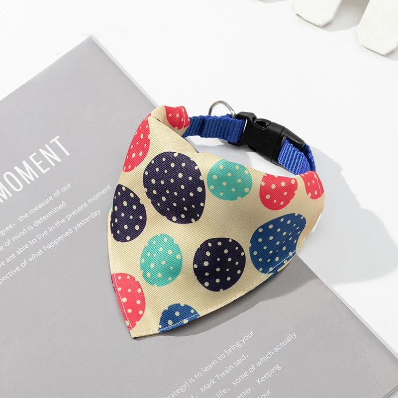 Adjustable Dog Bandana Collar, Pet Scarf for Small, Medium & Large Dogs and Cats Adjustable Dog Bandana Collar, Pet Scarf for Small, Medium & Large Dogs and Cats