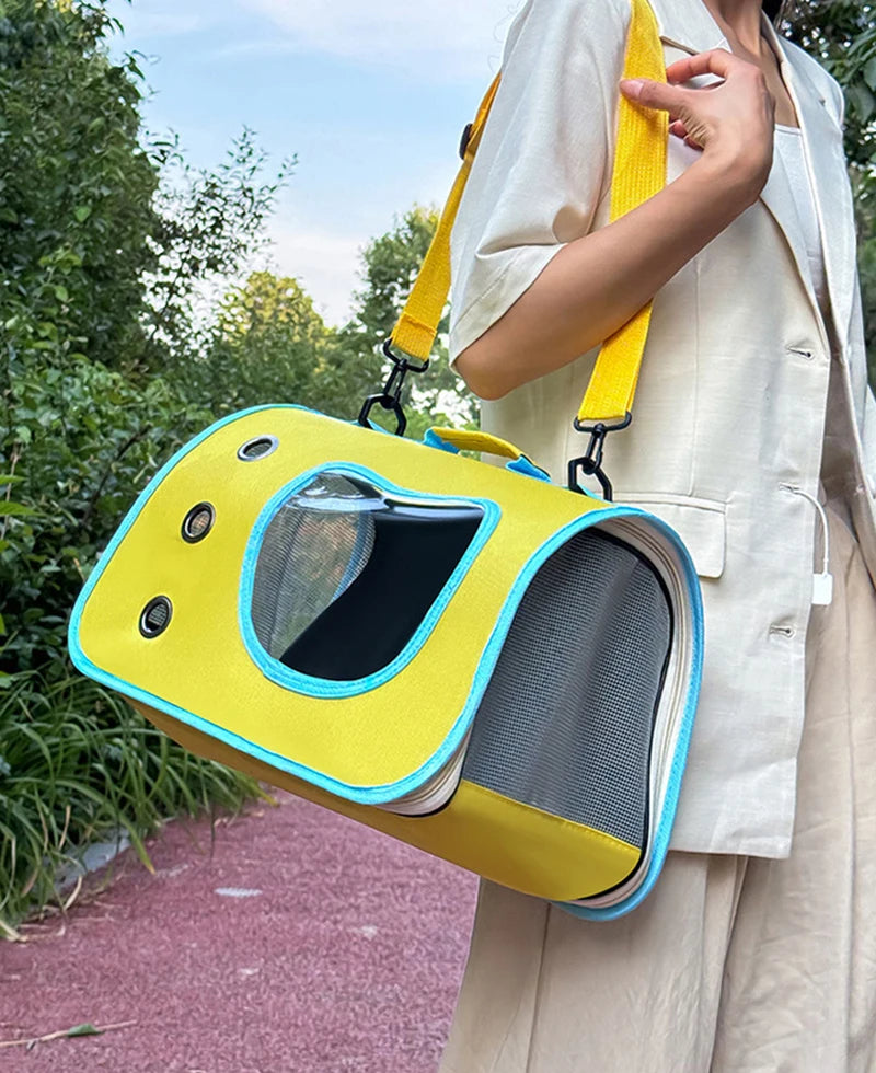 Portable Foldable Pet Carrier Bag for Small Dogs & Cats, Breathable Shoulder Travel Bag Portable Foldable Pet Carrier Bag for Small Dogs & Cats, Breathable Shoulder Travel Bag