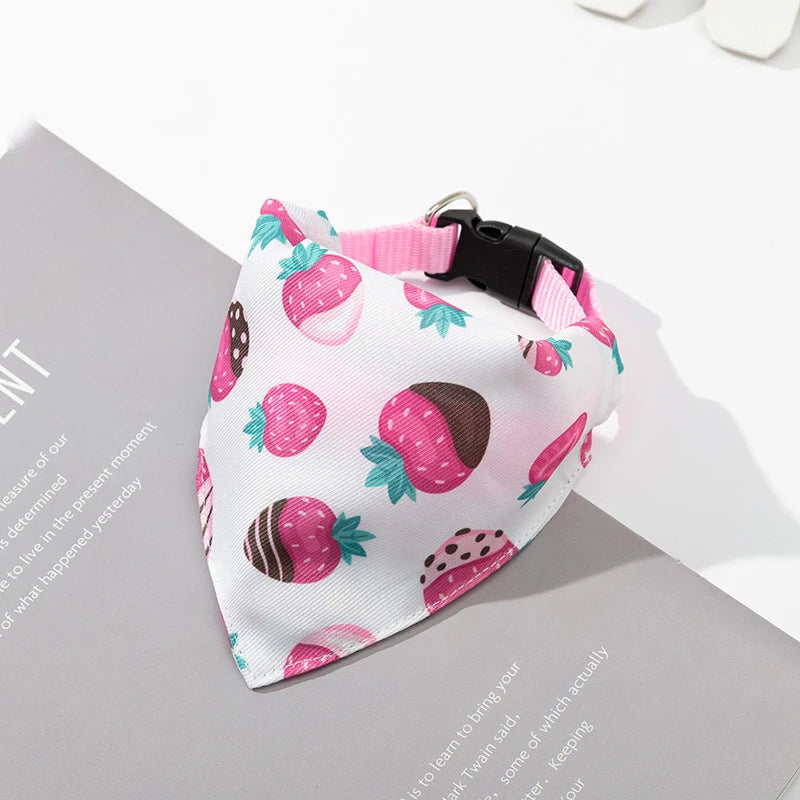 Adjustable Dog Bandana Collar, Pet Scarf for Small, Medium & Large Dogs and Cats Adjustable Dog Bandana Collar, Pet Scarf for Small, Medium & Large Dogs and Cats
