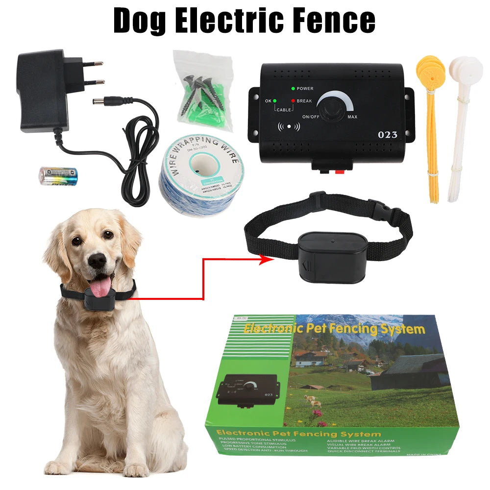 Electronic Pet Fence System with Waterproof Training Collar – Wireless Containment for Dogs Electronic Pet Fence System with Waterproof Training Collar – Wireless Containment for Dogs