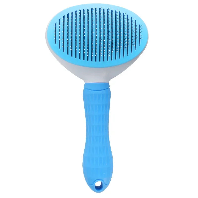 Pet Grooming Brush for Dogs & Cats, Stainless Steel Comb for Long Hair and Shedding Care Pet Grooming Brush for Dogs & Cats, Stainless Steel Comb for Long Hair and Shedding Care