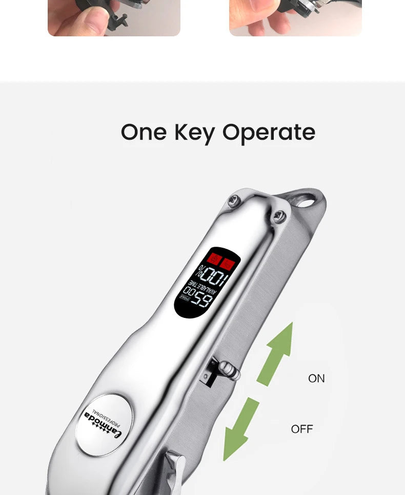 All-Metal Pet Hair Clipper — Rechargeable Low-Noise Dog & Cat Grooming Tool All-Metal Pet Hair Clipper — Rechargeable Low-Noise Dog & Cat Grooming Tool