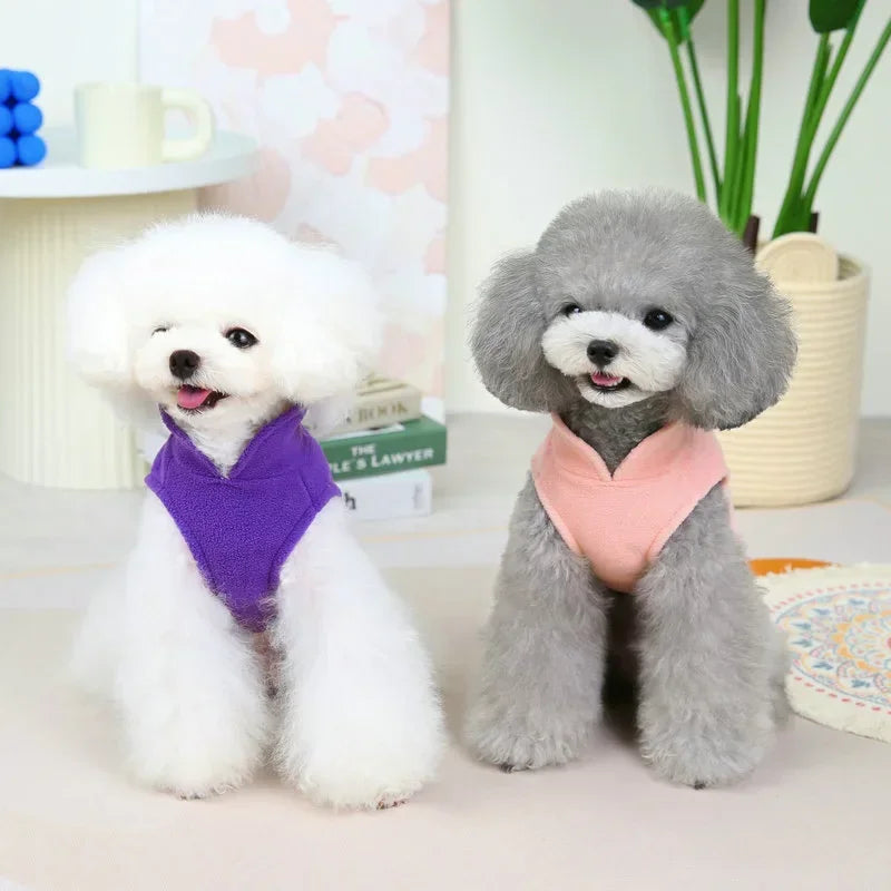 Autumn Winter Fleece Dog Coat, Warm Sweater Vest for Small Dogs & Puppies Autumn Winter Fleece Dog Coat, Warm Sweater Vest for Small Dogs & Puppies