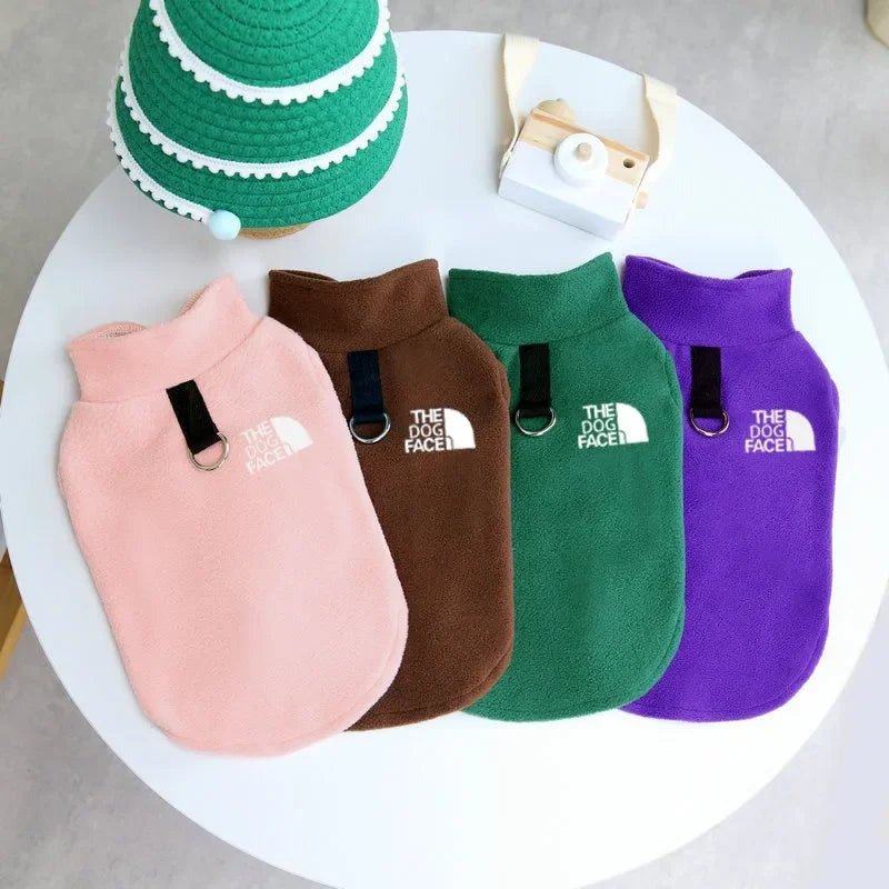 Autumn Winter Fleece Dog Coat, Warm Sweater Vest for Small Dogs & Puppies Autumn Winter Fleece Dog Coat, Warm Sweater Vest for Small Dogs & Puppies