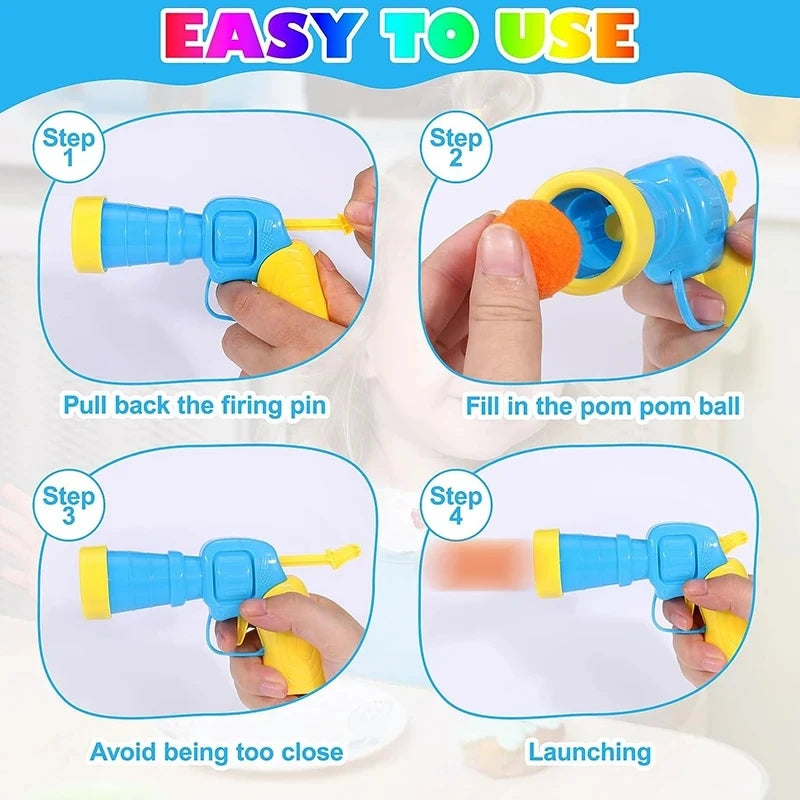 Interactive Cat Toy Launcher – Mini Shooting Game with Plush Balls for Kittens & Pets Interactive Cat Toy Launcher – Mini Shooting Game with Plush Balls for Kittens & Pets