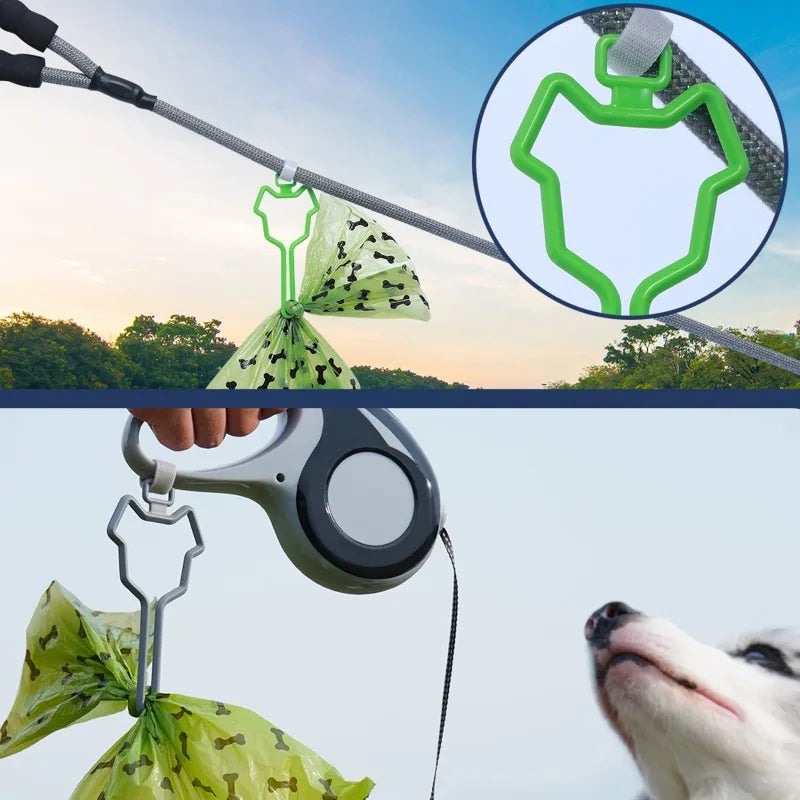 Dog Poop Bag Holder Clip – Hands-Free Pet Waste Bag Dispenser for Leash or Outdoor Walks Dog Poop Bag Holder Clip – Hands-Free Pet Waste Bag Dispenser for Leash or Outdoor Walks