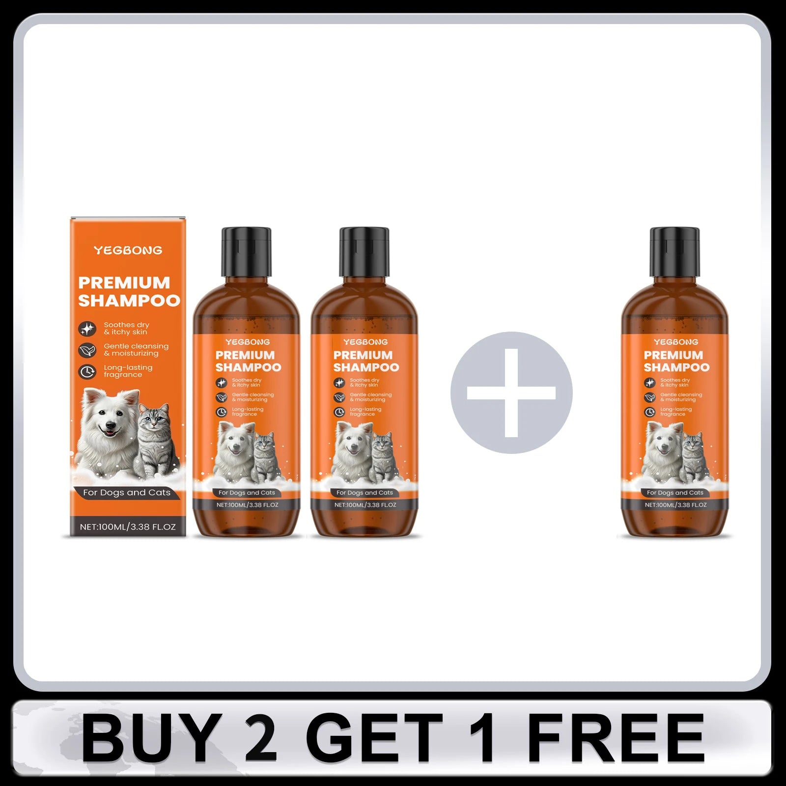 Pet Shampoo for Dogs & Cats – Deep Cleansing, Odor Control, Itch Relief & PH Balance Pet Shampoo for Dogs & Cats – Deep Cleansing, Odor Control, Itch Relief & PH Balance