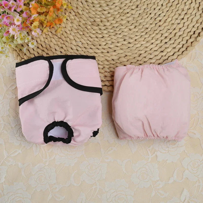 Reusable Washable Pet Diapers for Dogs and Cats – Sanitary Physiological Pants for Female Dogs and Male Cats Reusable Washable Pet Diapers for Dogs and Cats – Sanitary Physiological Pants for Female Dogs and Male Cats