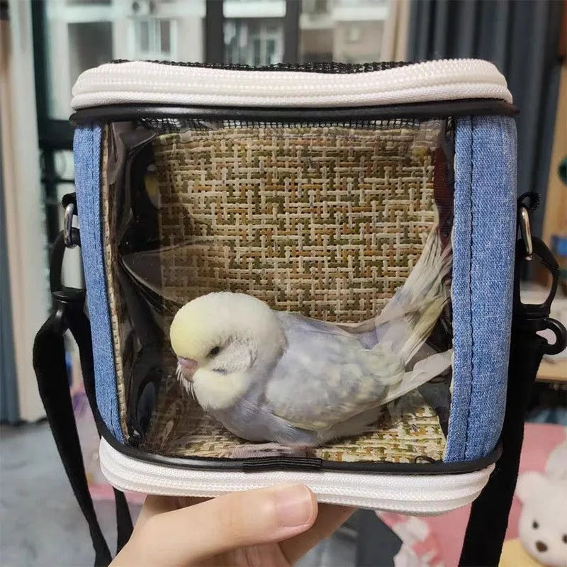 Portable Breathable Pet Travel Bag – Detachable Cage for Birds, Parrots, Hamsters, Guinea Pigs Portable Breathable Pet Travel Bag – Detachable Cage for Birds, Parrots, Hamsters, Guinea Pigs