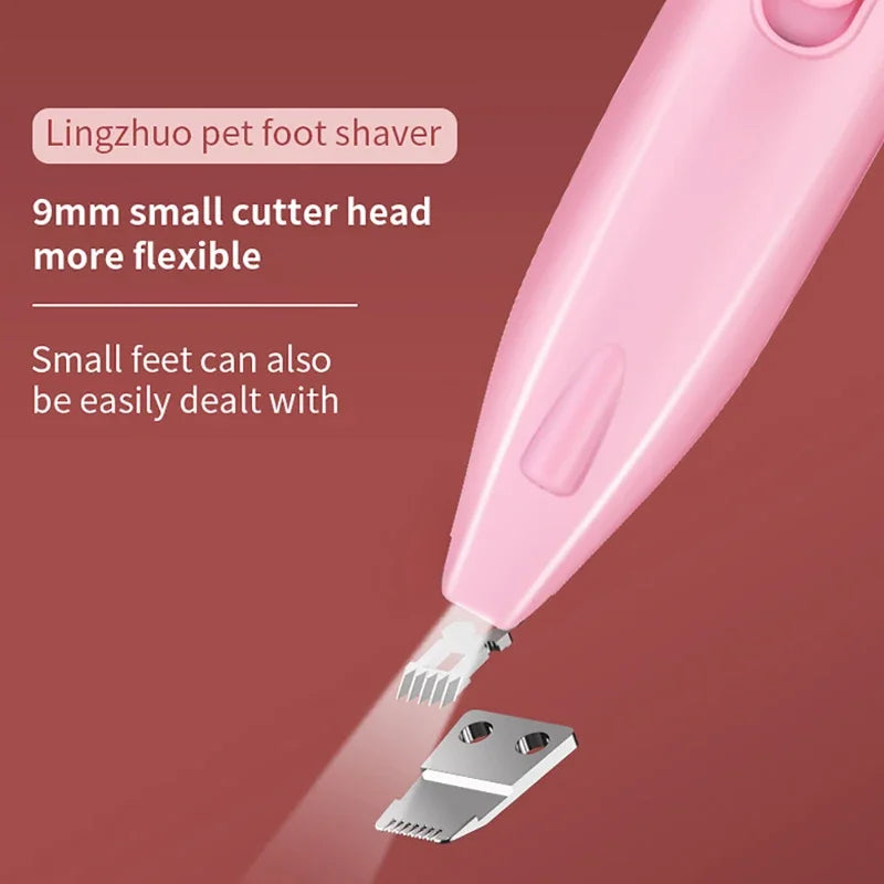 Electric Pet Hair Trimmer – Professional Dog & Cat Grooming Clipper for Paws, Ears, and Face Electric Pet Hair Trimmer – Professional Dog & Cat Grooming Clipper for Paws, Ears, and Face