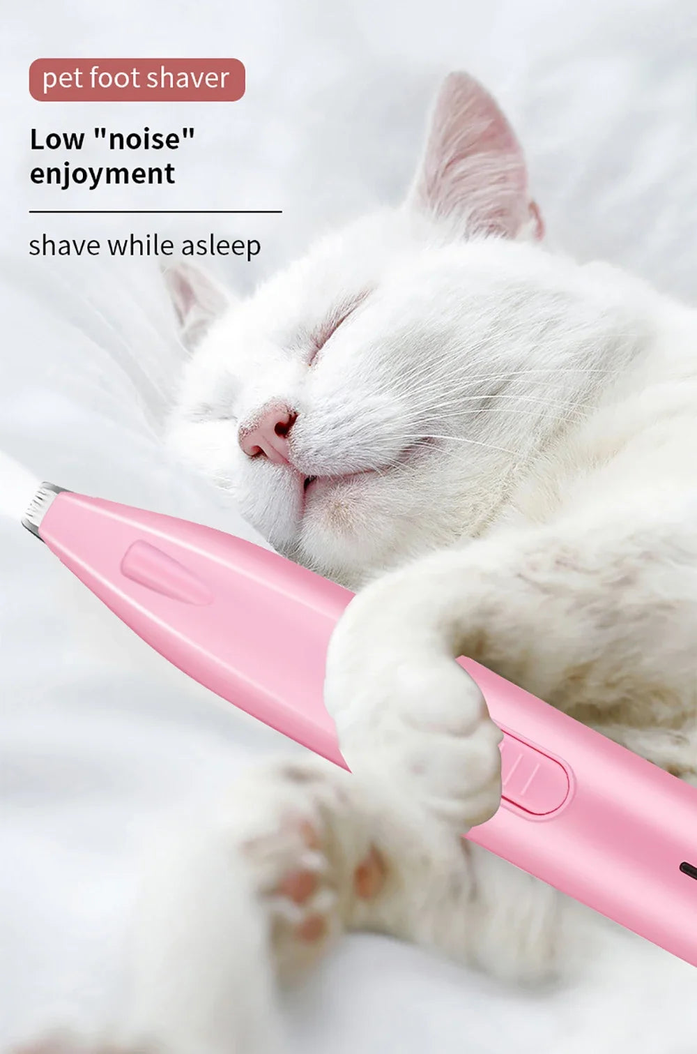 Electric Pet Hair Trimmer – Professional Dog & Cat Grooming Clipper for Paws, Ears, and Face Electric Pet Hair Trimmer – Professional Dog & Cat Grooming Clipper for Paws, Ears, and Face