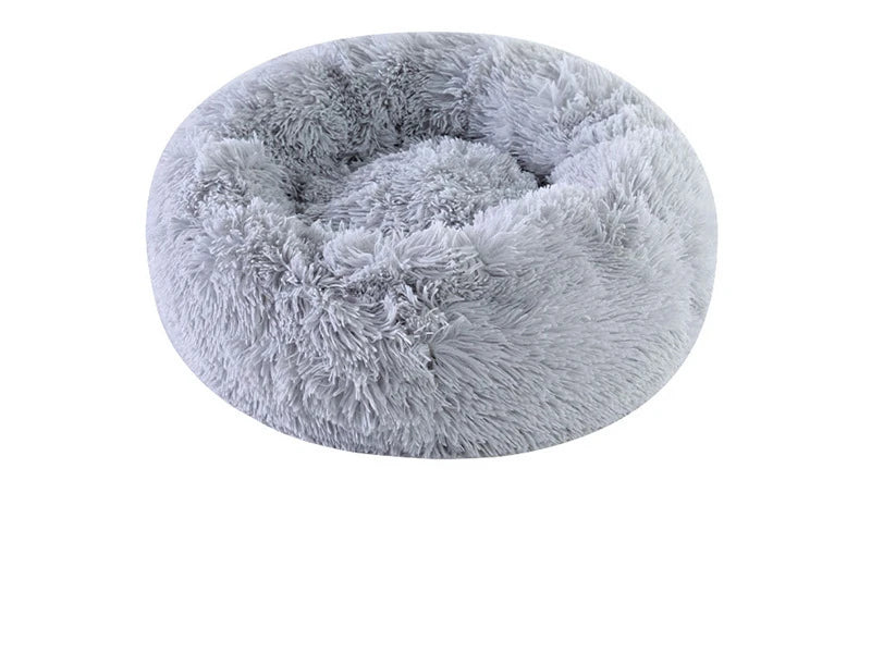 Plush Round Pet Nest Bed for Cats and Small Dogs Plush Round Pet Nest Bed for Cats and Small Dogs