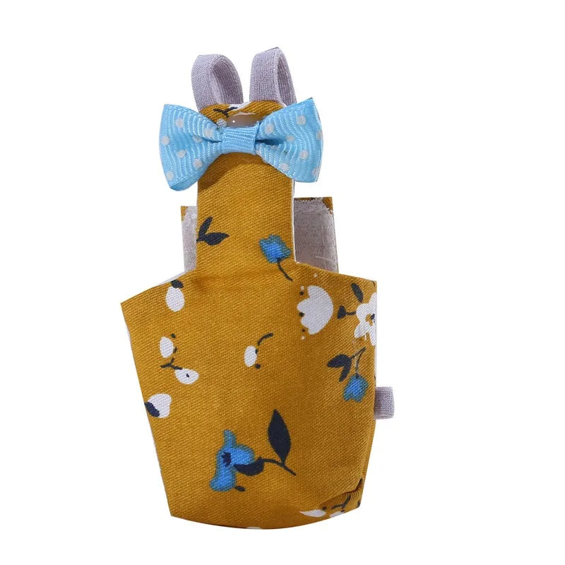 Colorful Parrot Diaper with Bowtie — Washable Flight Suit for Small to Large Pet Birds Colorful Parrot Diaper with Bowtie — Washable Flight Suit for Small to Large Pet Birds