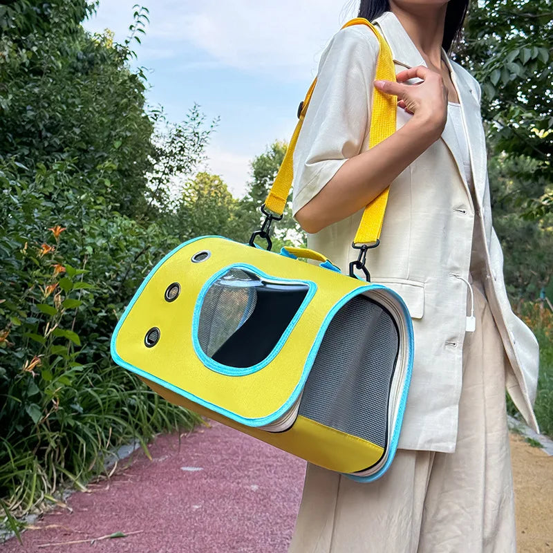 Portable Foldable Pet Carrier Bag for Small Dogs & Cats, Breathable Shoulder Travel Bag Portable Foldable Pet Carrier Bag for Small Dogs & Cats, Breathable Shoulder Travel Bag