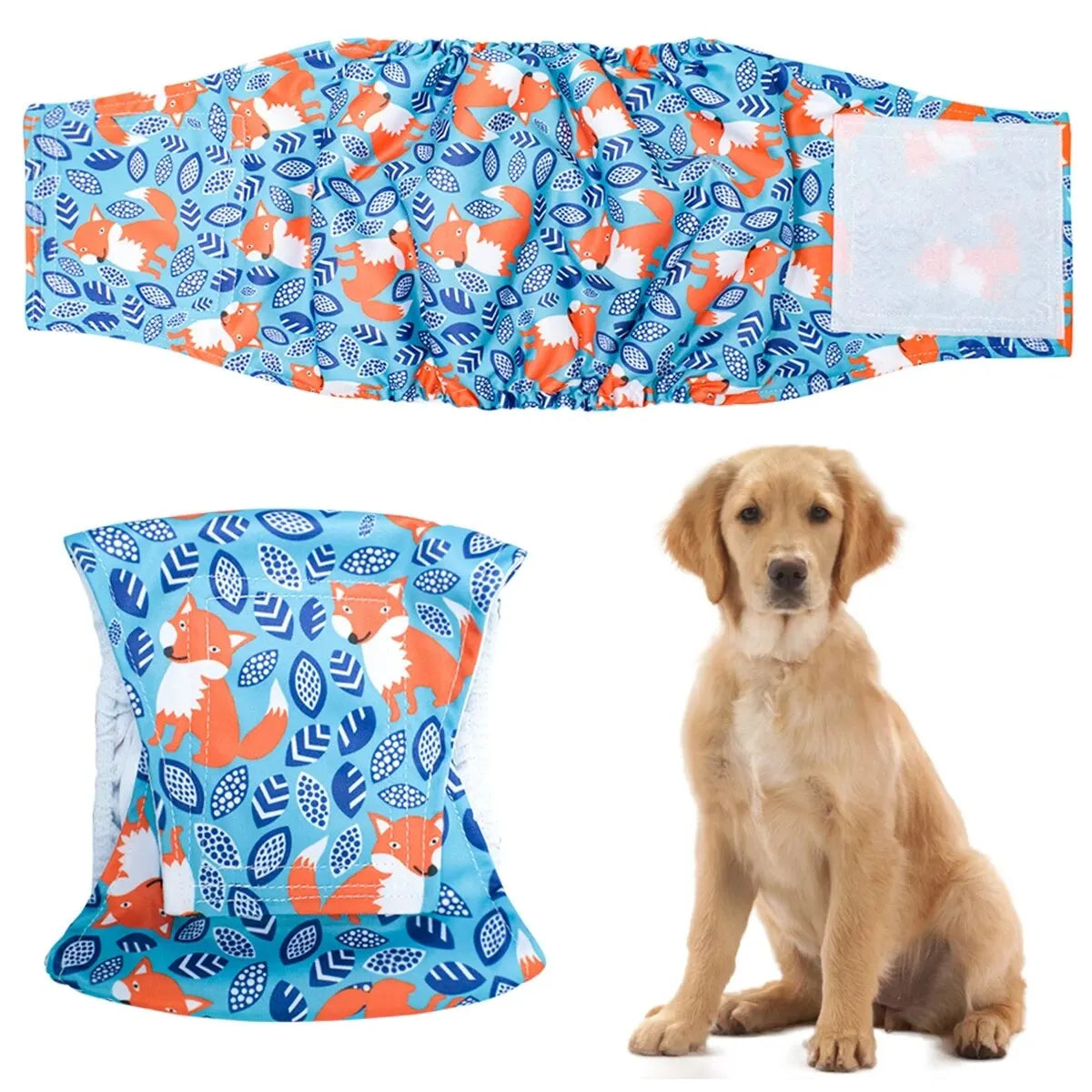 Washable Belly Band for Male Dogs – High-Absorbency, Reusable Dog Diaper Wrap Washable Belly Band for Male Dogs – High-Absorbency, Reusable Dog Diaper Wrap