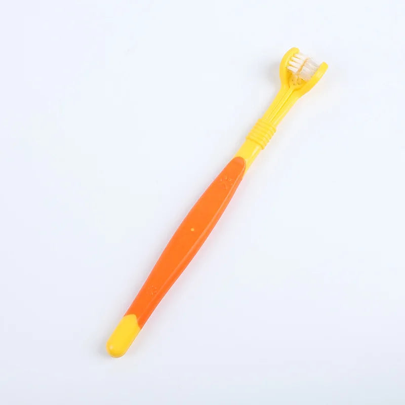 3-Sided Pet Toothbrush – Dog & Cat Dental Care Brush for Tartar, Plaque & Bad Breath 3-Sided Pet Toothbrush – Dog & Cat Dental Care Brush for Tartar, Plaque & Bad Breath