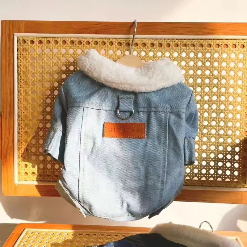 Warm Dog Hoodie Jacket for Small & Medium Dogs, Pet Coat with Hook Closure Warm Dog Hoodie Jacket for Small & Medium Dogs, Pet Coat with Hook Closure
