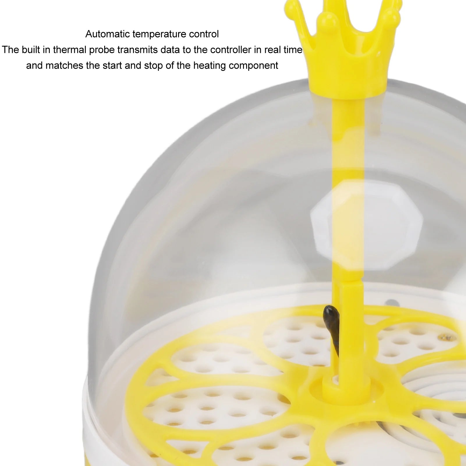 4-Egg Mini Automatic Poultry Incubator with Temperature, Humidity Control & Candler 4-Egg Mini Automatic Poultry Incubator with Temperature, Humidity Control & Candler