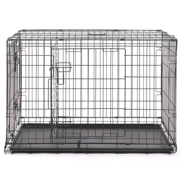 36” Folding Steel Pet Crate – Wire Kennel Playpen for Dogs, Cats & Small Animals 36” Folding Steel Pet Crate – Wire Kennel Playpen for Dogs, Cats & Small Animals