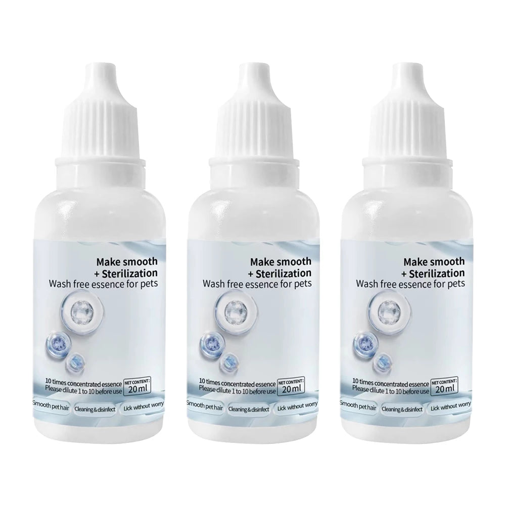 Pet No-Rinse Essence for Cats & Dogs – Deodorizing, Itch Relief & Moisturizing Grooming Spray Pet No-Rinse Essence for Cats & Dogs – Deodorizing, Itch Relief & Moisturizing Grooming Spray
