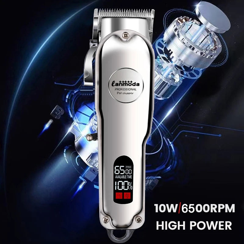 All-Metal Pet Hair Clipper — Rechargeable Low-Noise Dog & Cat Grooming Tool All-Metal Pet Hair Clipper — Rechargeable Low-Noise Dog & Cat Grooming Tool