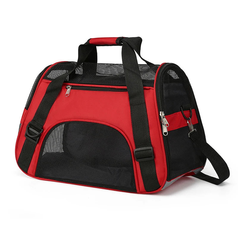 Portable Foldable Pet Carrier Bag, Travel Handbag for Small Dogs, Cats & Puppies Portable Foldable Pet Carrier Bag, Travel Handbag for Small Dogs, Cats & Puppies