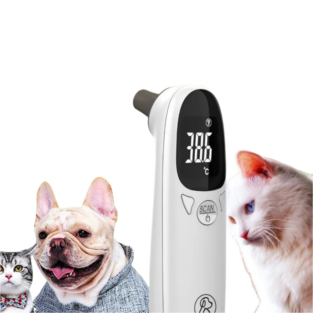 Infrared Non-Contact Pet Ear Thermometer, Quick Medical Veterinary Tool for Cats & Dogs Infrared Non-Contact Pet Ear Thermometer, Quick Medical Veterinary Tool for Cats & Dogs