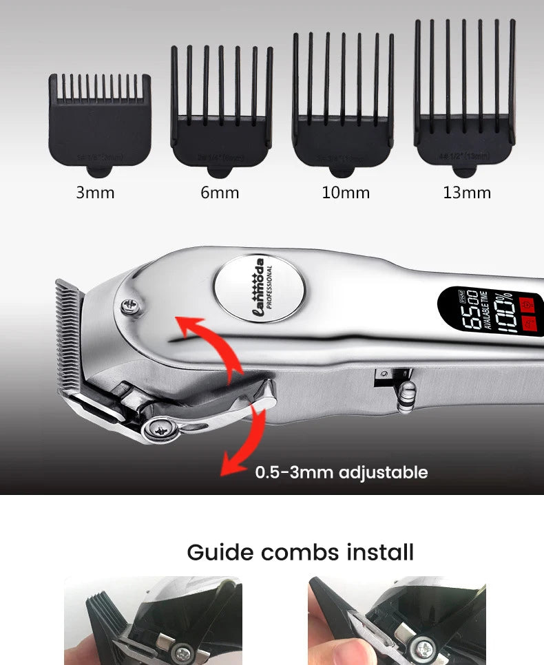 All-Metal Pet Hair Clipper — Rechargeable Low-Noise Dog & Cat Grooming Tool All-Metal Pet Hair Clipper — Rechargeable Low-Noise Dog & Cat Grooming Tool