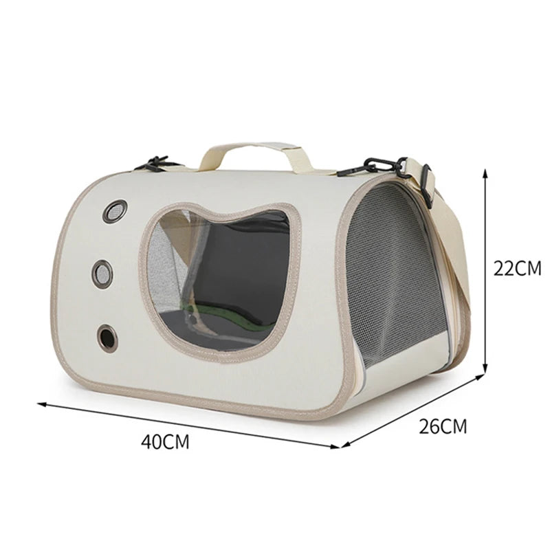 Portable Foldable Pet Carrier Bag for Small Dogs & Cats, Breathable Shoulder Travel Bag Portable Foldable Pet Carrier Bag for Small Dogs & Cats, Breathable Shoulder Travel Bag