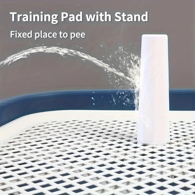 Dog Potty Training Toilet with Removable Net, Reusable Plastic Pee Pad Holder for Pets Dog Potty Training Toilet with Removable Net, Reusable Plastic Pee Pad Holder for Pets