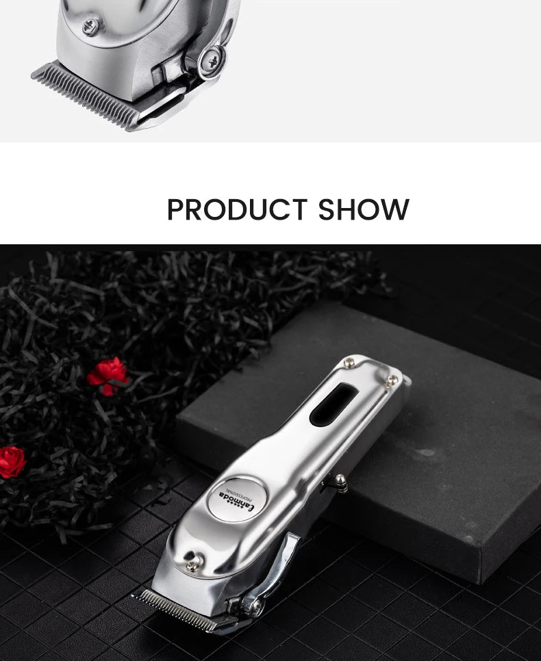 All-Metal Pet Hair Clipper — Rechargeable Low-Noise Dog & Cat Grooming Tool All-Metal Pet Hair Clipper — Rechargeable Low-Noise Dog & Cat Grooming Tool