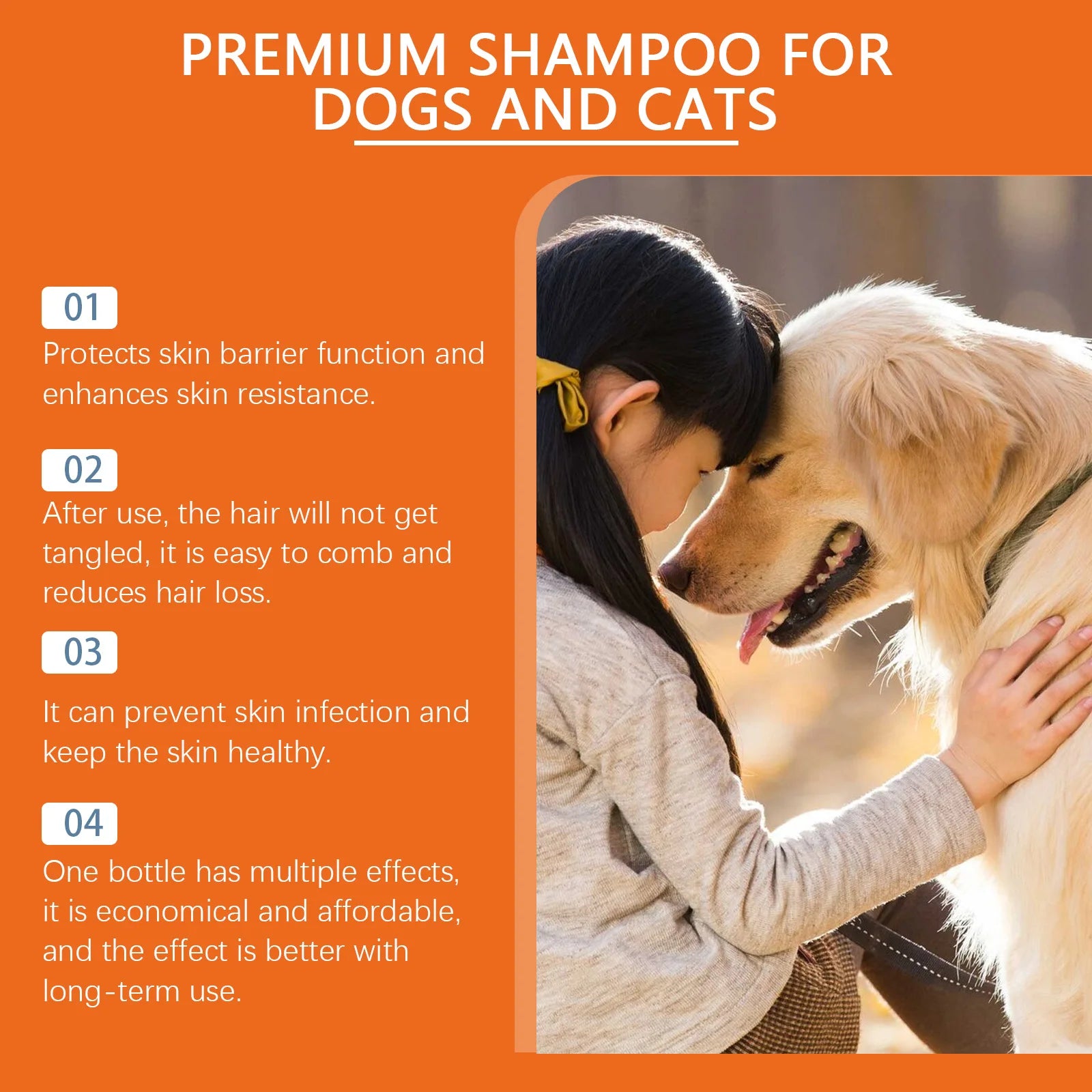 Pet Shampoo for Dogs & Cats – Deep Cleansing, Odor Control, Itch Relief & PH Balance Pet Shampoo for Dogs & Cats – Deep Cleansing, Odor Control, Itch Relief & PH Balance