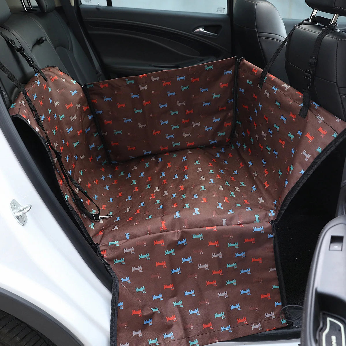 CAWAYI KENNEL Pet Car Seat Cover & Carrier Hammock for Dogs and Cats, Rear Seat Protector Mat CAWAYI KENNEL Pet Car Seat Cover & Carrier Hammock for Dogs and Cats, Rear Seat Protector Mat