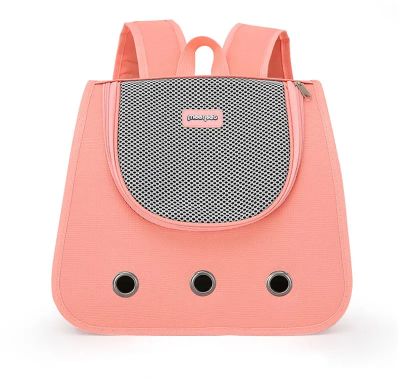 Foldable Portable Cat Backpack, Breathable Double Shoulder Pet Carrier for Cats & Small Dogs Foldable Portable Cat Backpack, Breathable Double Shoulder Pet Carrier for Cats & Small Dogs