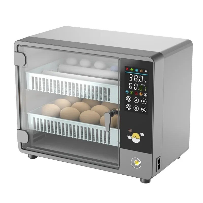 24 Egg Automatic Incubator with Digital Temperature Control for Poultry and Birds 24 Egg Automatic Incubator with Digital Temperature Control for Poultry and Birds