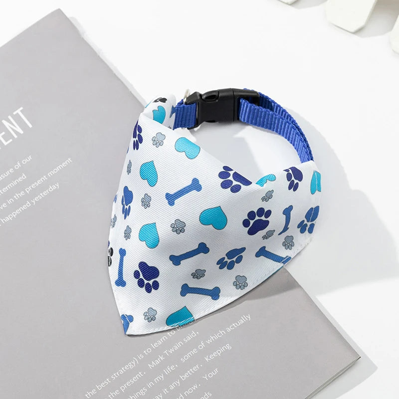 Adjustable Dog Bandana Collar, Pet Scarf for Small, Medium & Large Dogs and Cats Adjustable Dog Bandana Collar, Pet Scarf for Small, Medium & Large Dogs and Cats