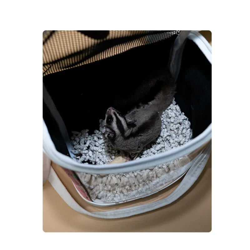 Portable Breathable Pet Travel Bag – Detachable Cage for Birds, Parrots, Hamsters, Guinea Pigs Portable Breathable Pet Travel Bag – Detachable Cage for Birds, Parrots, Hamsters, Guinea Pigs